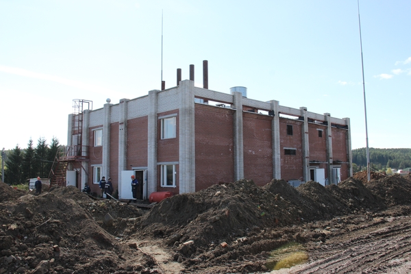 Здание новой газораспределительной станции. Пуск намечен на октябрь текущего года.