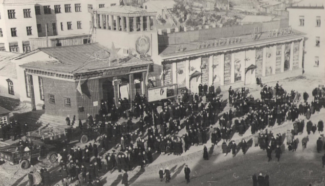 1952 год. Так выглядела улица 40 лет Октября / Фото из архива Нижнетуринского краеведческого музея