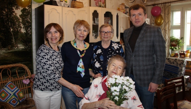 Мария Андреевна Чернильцева встретила 77 годовщину Победы в возрасте 102 года