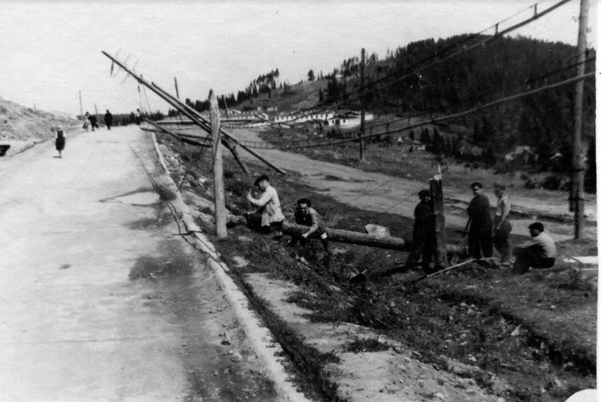 Последствия урагана, который обрушился на Нижнюю Туру 29 июля 1952 г.