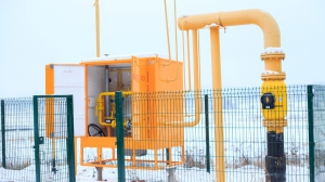 Газораспределительный пункт расположился в начале улицы Лесной