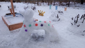 Муниципальный смотр зимних участков «Герои любимых сказок», посвященный Году театра в России