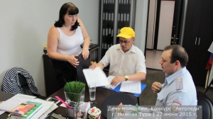 За рулём красавицы