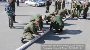 Репетиция парада Дня Победы