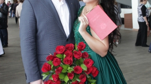 С любимым мужем Сашей