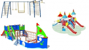 Детский игровой и спортивный комплексы