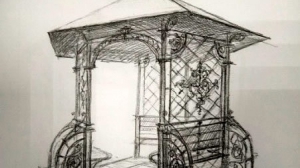 В парке будет 3 кованых беседки