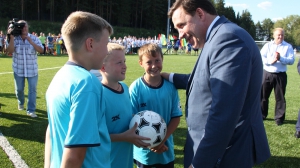 25 августа 2016 года состоялось открытие городского стадиона. В торжественной церемонии принял участие губернатор свердловской области Евгений Куйвашев / Фото из архива редакции газеты