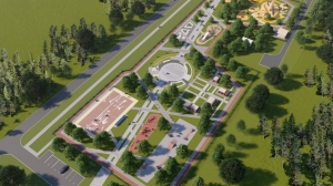 Вариант проекта парка на улице Малышева