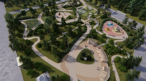 Вариант проекта парка в старой части