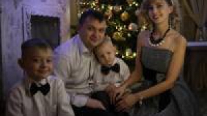 Михаил и Юлия Зубовы с сыновьями Игорем и Ильей