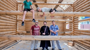 Установка купола на храм в Новой Туре