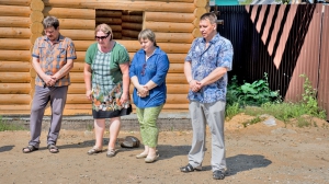 Установка купола на храм в Новой Туре