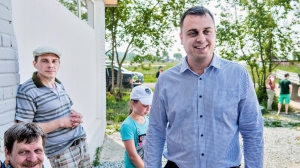 Установка купола на храм в Новой Туре