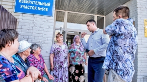 Установка купола на храм в Новой Туре