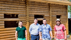 Установка купола на храм в Новой Туре