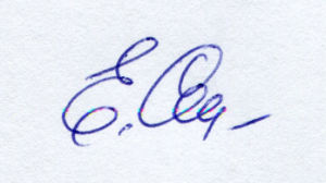 Точка после подписи – ставит ясную границу. Взвешенность, критичность, человек решений. Чем почерк резче, тем больше осторожности, закрытости, подозрительности